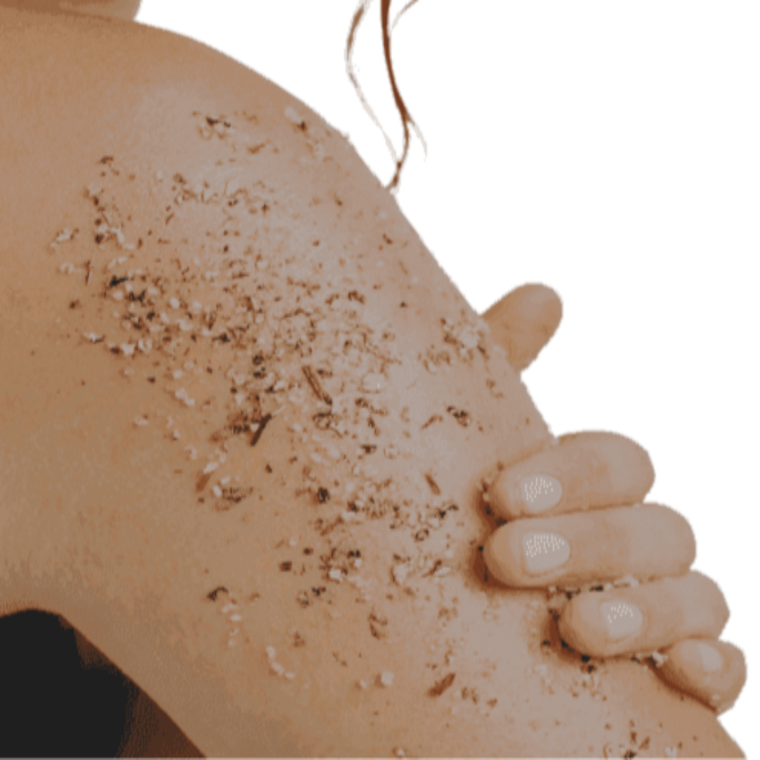 Exfoliating Organic Anti-Aging Body Scrub - Lavender Fragrance