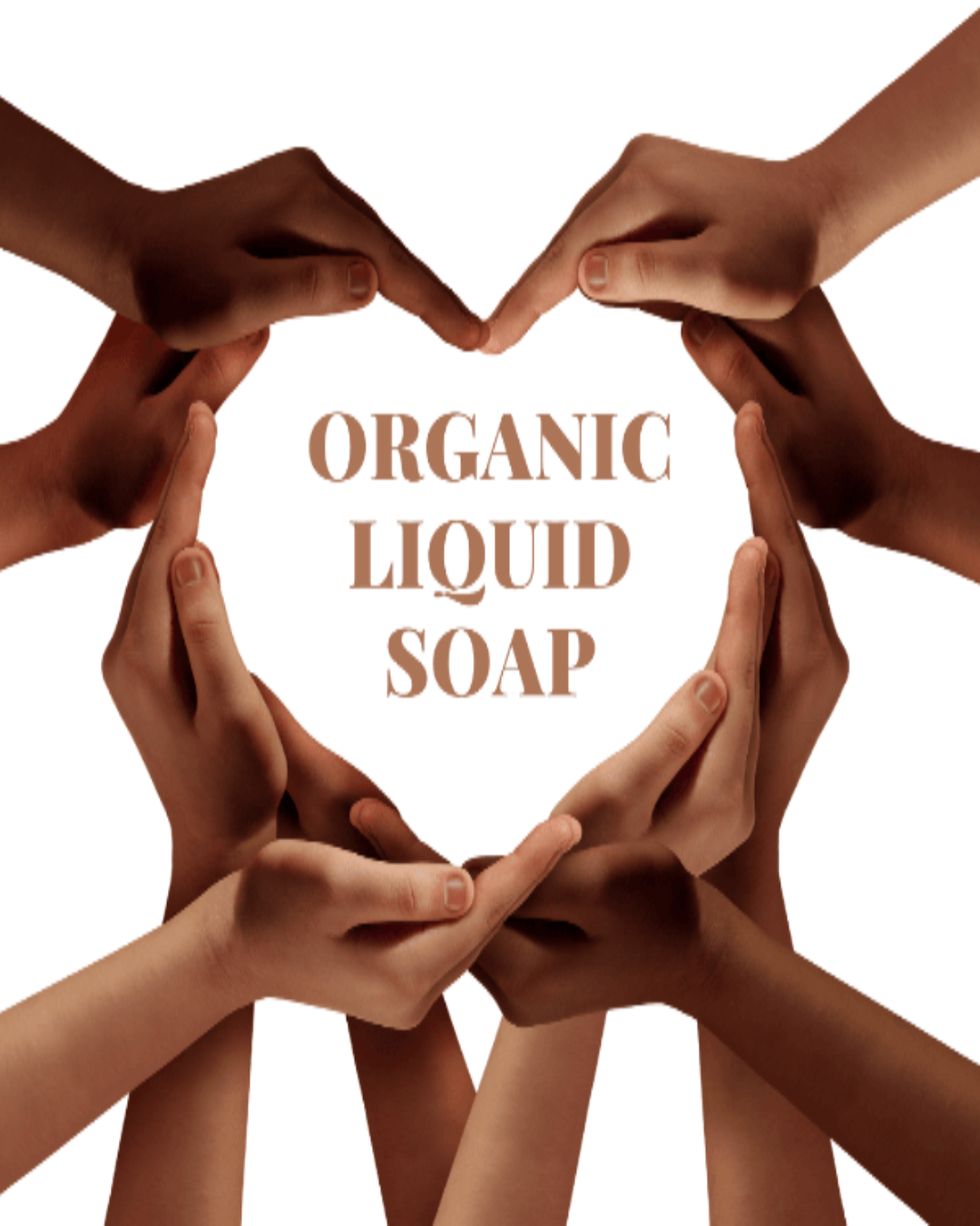 HARMONY ORGANIC HAND CLEANSER 8 oz - 10 FRAGRANCES